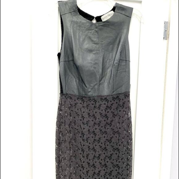 Body Frock dress Leather & knit top Gorgeous stretch lace see-through skirt 10
C - Picture 13 of 14